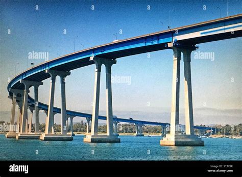 San Diego Bridge San Diegocoronado Bridge Stock Photo Alamy