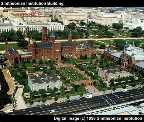 The Smithsonian Institution Building Castle View From South