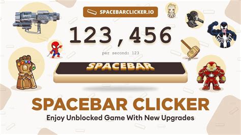 Spacebar Clicker Enjoy Unblocked Game With New Upgrades