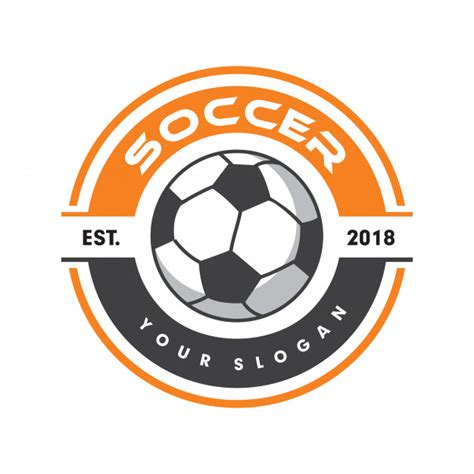 Click the logo and download it! Soccer logo, sport logo, football logo | Premium Vector