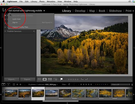 You can synchronize your phone with the lightroom cc desktop version. Your First Tutorial/Look On Lightroom Mobile - Lightroom ...