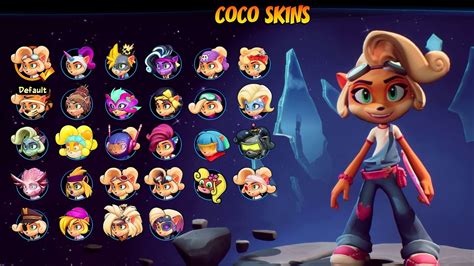 Crash Bandicoot 4 All Crash Coco Skins Youtube
