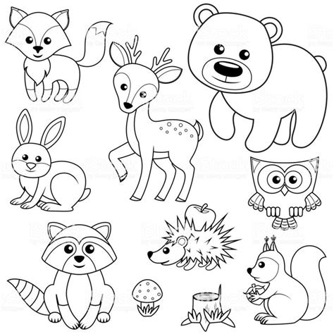 New 14 Coloriage Animaux De La Foret Animal Coloring Books Animal