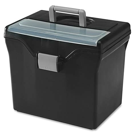 Iris Hfb 24 Top Portable File Box With Organizer Top