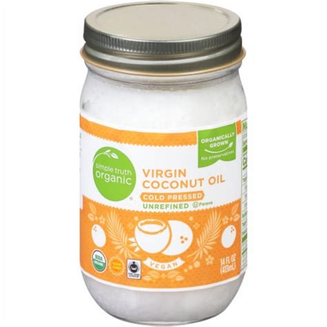 Simple Truth Organic Unrefined Cold Pressed Virgin Coconut Oil 14 Fl