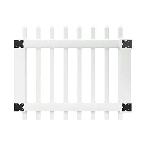 Buy Outdoor Essentials Picketlock Pinehurst White Vinyl Spaced Picket