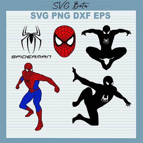 Spiderman Bundle Svg Cutting File Craft For Cricut Products