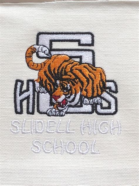 Slidell High School Uniform Logo Slidell La Machine Embroidery Etsy