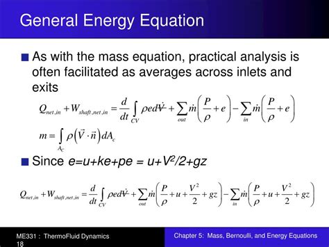 Ppt Chapter 5 Mass Bernoulli And Energy Equations Powerpoint
