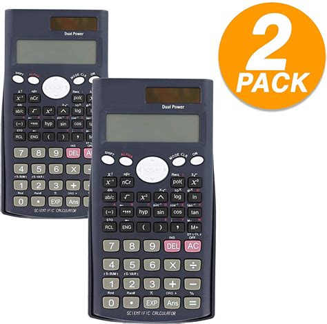 Emraw 240 Functions Scientific Calculator With Slide On Case Electronic