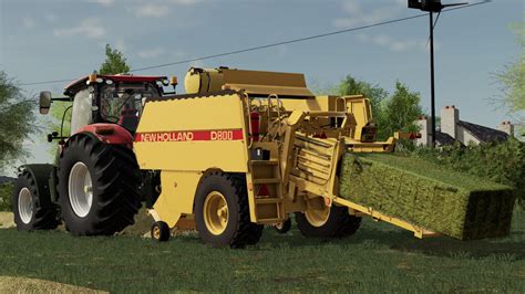 Fs19 New Holland D1000 Baler 100 4 Farming Simulator 19 17 15 Mod