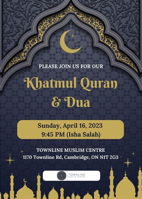Khatmul Quran And Dua Events Calendar