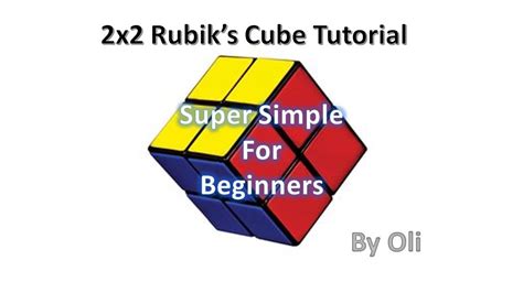 Easy 2x2 Rubiks Cube Tutorial Beginner Simple No Algorithms