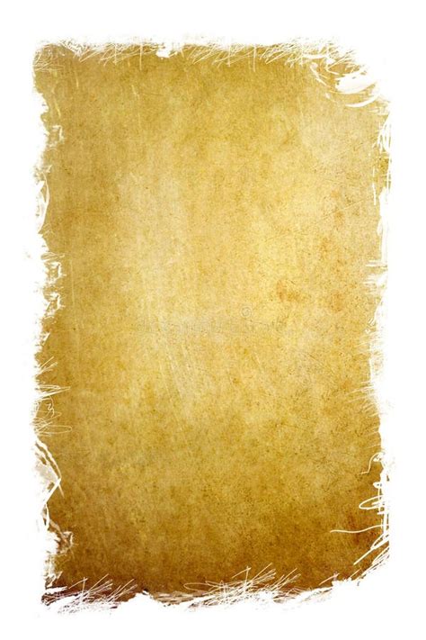 Old Grunge Paper With White Frame Scratch Border Stock Image Image Of