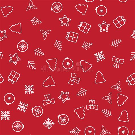 Seamless Christmas Pattern Christmas Pattern With Decorative