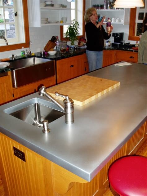 zinc countertop gallery brooks custom