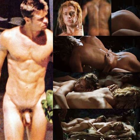 Brad Pitt Posing Totally Nude Naked Male Celebrities