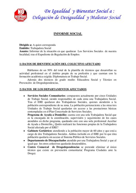 Alegría He Aprendido Cocina Ejemplo De Informe De Trabajo Social