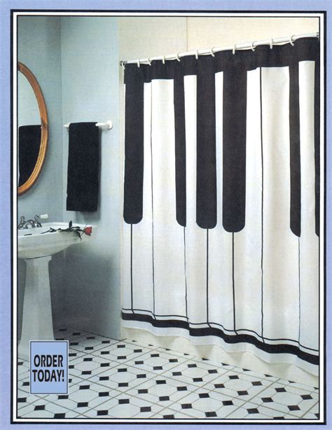 5 out of 5 stars. Buy Keyboard Shower Curtain | Music Gift | Music Novelty