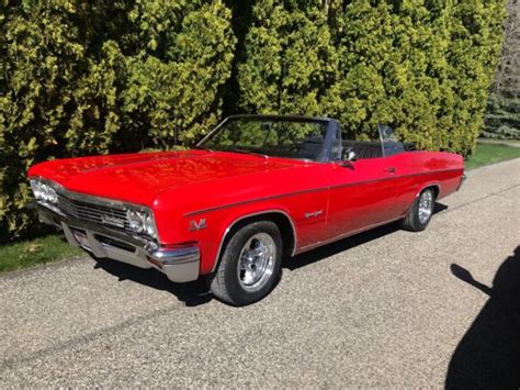 1966 Chevy Impala Convertible Ss 396 Big Block Matching S For Sale