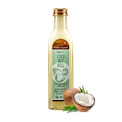 Organic Coconut Oil Glass Bottle Cold Pressed Pristine Organics