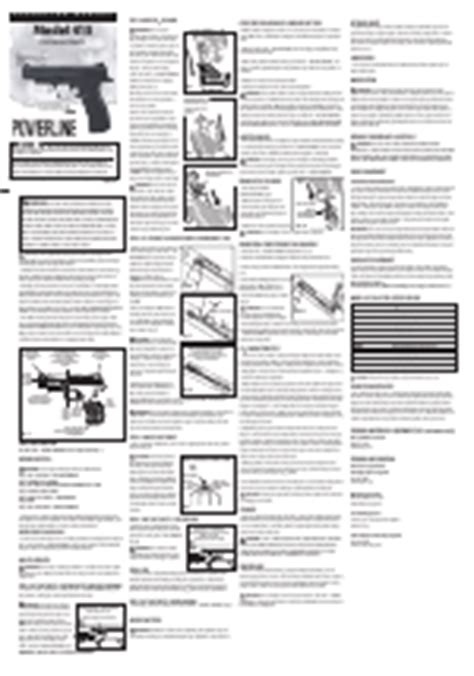 Daisy Powerline Pistol Kit Manuals