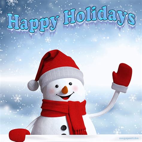 Happy Holidays animated GIF eCard Megaport Media képek videók