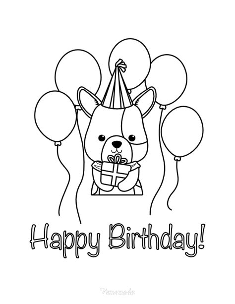 Happy birthday color pages are a great way to let your kid experiment with different designs and images. 55 Best Happy Birthday Coloring Pages Free - Printable ...