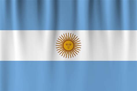 Vector Bandera De Argentina Argentina Ondeando Bandera De Fondo Foto Premium