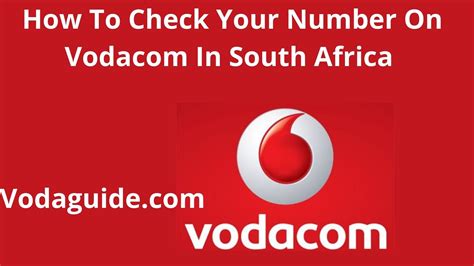 How To Check Your Number On Vodacom In South Africa 2023