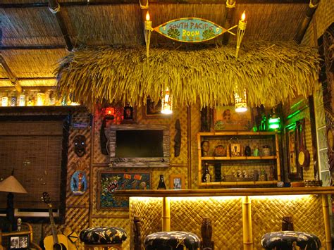 South Pacific Room Tiki Bar Decor Tiki Lounge Outdoor Tiki Bar