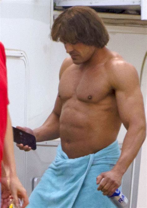 Zac Efron Is Unrecognizable With Beefed Up Physique Bowl Haircut