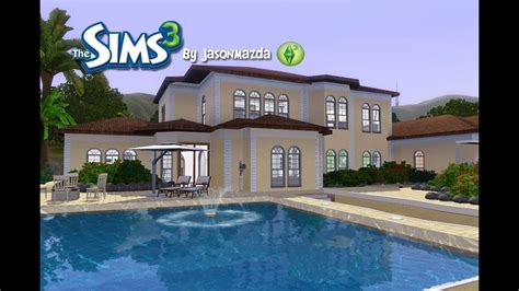 Today i'll show you my thought process on this build!other mansion videos: The Sims 3 House Designs - Mediterranean Mansion - YouTube