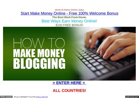online work to earn money pdf docdroid