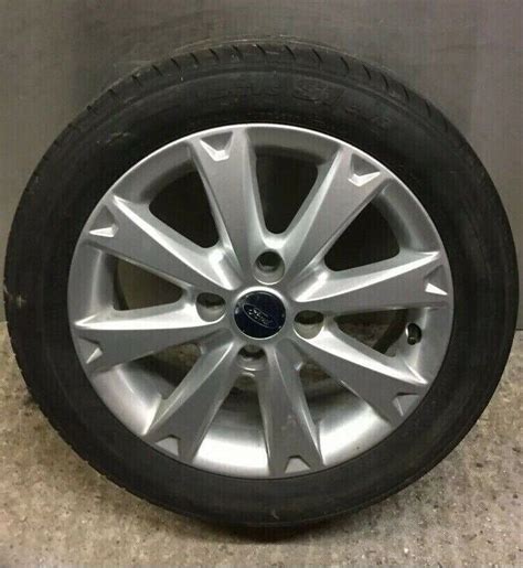 Ford Fiesta 15 Alloy Wheel Spoked With Tyre 2007 2013 4x108 Zetec