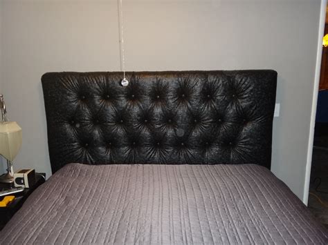 Multiple sizes at your bedroom furniture crafts which are. Black tufted headboard I made for our master bedroom ...