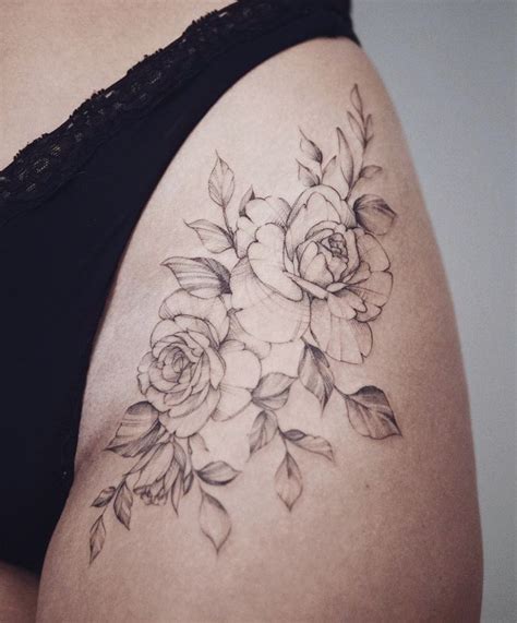 Seventh Day On Instagram “flowers On The Hip By Tattooingbymars