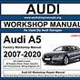 Audi A5 Owners Manual Uk