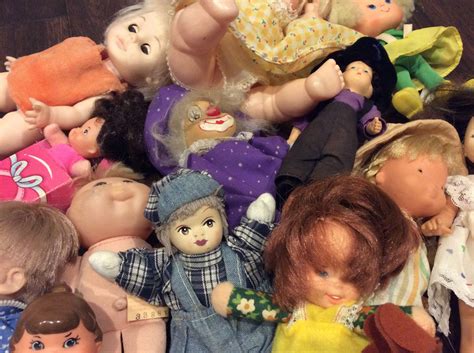 Large Assorted Vintage Doll Lot Collectible Dolls Vintage Dolls