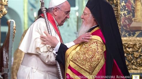 El Papa Y El Patriarca Bartolomé Rezarán Juntos Por La Paz En Medio