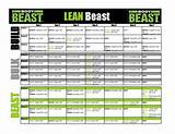 Workout Schedule For Lean Muscle