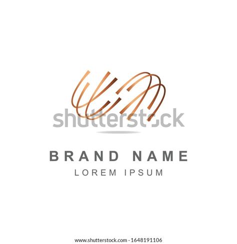 Digital Wave Logo Luxurious Design Stock Vector Royalty Free