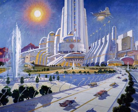 Scifi Art On Twitter Retro Futurism Futuristic City Futurism Art