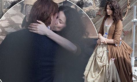 Caitriona Balfe Shares An Intimate Moment With Co Star Sam Heughan