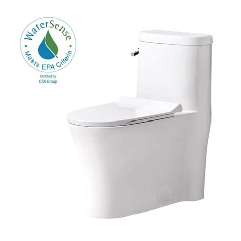 Glacier Bay Hartridge 1 Piece 1016 Gpf Dual Flush Elongated Toilet