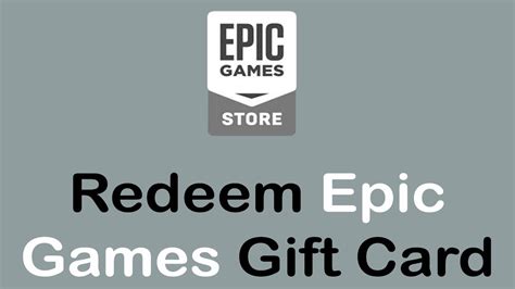 How To Redeem Epic Games T Card Online Use Epic Games T Cards