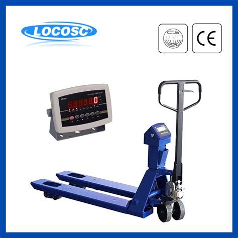 1t 2t Pallet Truck Weighing Lift Truck Scale China Pallet Scale And