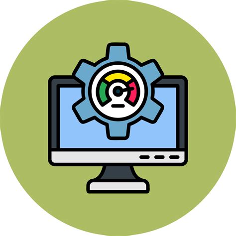 Computer Performance Vector Icon 20321339 Vector Art At Vecteezy