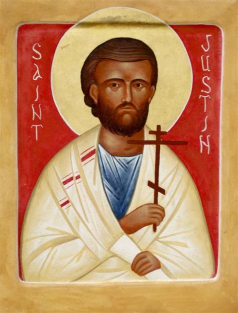 Saint Justin The Martyr June 1 Orthodox Icons Justin Martyr