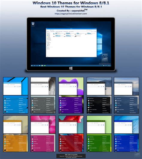 Windows 10 Themes for Win 8/8.1 Final by sagorpirbd on DeviantArt